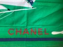 Vintage Chanel Classic Yachting Shawl 61' X 51', 100 Cotton, Exceptional Condition