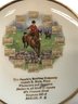 Antique 1914 Calendar Advertising Plate Of Equestian Scene 'THE PEOPLE'S BOTTLING COMPANY' Berlin, NH