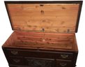 Vintage Lane Lift-Top, 1-Drawer Cedar Chest, Raised On Ball & Claw Legs, With Key
