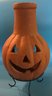 MD Size Terracotta Jack-O-Lantern Chiminea And Electric Lighted Flame Caldron