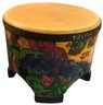 Vintage REMO Child's Floor Tom Tom Drum And Tole Painted Step Stool