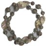Chunky Irridescent Beaded 35' Necklace, Costume Jewelry