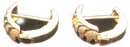 18K Small Hinged Earrings - Pair - 1.5 DWT