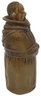 Vintage Abbots Choice Sctch Whiskey Friar Ceramic  (Empty) 4' Diam. X 10.25'H