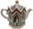 Vintage English SADLER Teapot Commorating The Duke Of Wellington & Battle Of Waterloo 4.25' Diam. X 8' X 6.25'