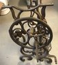 Antique Cast Iron Sewing Maching Trendle Base By The Davis Sewing Co. Watertown, NY