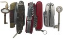 Vintage Lot Of 3 Pocket Knives (1 BSA - Be Prepared), Pocket Tool, 2 Skeleton Keys