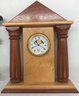 5 Carved Wooden Item, 18thC French Court Brass Nail Shoe Snuff Box, Giraffe (12'H), Clock, Donkey, Box