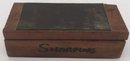 Large Whet Sharpening Stone For Blades In Homemade Case, Box 8' X 3.5' X 2.25'H