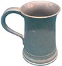 Antique Pewter Beer Mug Stein, 4.75' Diam. X 7' X 6.5'H