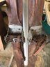 Vintage Wooden Snpw Skis, Unmarked, Nice Patina, 73'L