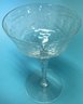 17 Pcs High Quality Fine Antique Etched Clear Crystal Champagne Glasses, Grape Cluster Design