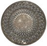 Vintage Round Silver Plated Reticulated Serving Tray, 10' Diam. X .5'H