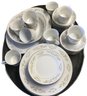 47 Pcs International Silver Fine China Set '326 Springtime' Tableware