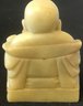 Antique Carved Soapstone Happy Budda, 2-3/8'W X 1-3/8'D X 3-18'H