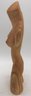 Vintage Carved Wooden Statue Of Nude Woman 7.5'W X 4'D X 19.75'H