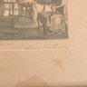 Antique Signed Wallace Nutting Print In Frame, 'An Old Time Romance', Frame 12.75'W X 10.5'H