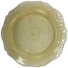 Four (4) Yellow Federal Patricia Spoke Depression Glass Plates, 11' Diam.