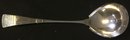 Antique Victorian Ice Cream Ladle With Birds And 'M' Monogram, 10', Marked Holmes Booth & Haydens