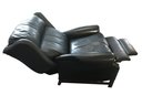 Gorgeous Blue Leather Motion Craft Recliner, Great Condition And Very Confortable