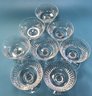 8 Pcs Vintage Waterford 'EILEEN' Champagne Glasses, Each 4-1/4' Diam. X 4.5'H, RETIRED