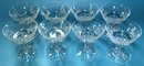8 Pcs Vintage Waterford 'EILEEN' Champagne Glasses, Each 4-1/4' Diam. X 4.5'H, RETIRED
