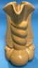 Vintage NILOAK Pottery Yellow Winged Victory Vase, 3.5' Diam. X 6.75'H