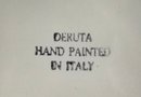 2 Pcs Graduated Matching Deruta Made In Italy Ceramic Plates, 1-11.5' Diam. & 1 - 8' Diam.