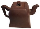 20thC Chinese Brown ClayTea Pot, Marked Stamped In  Lid,