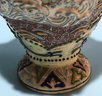 Large Antique Chinese Moriage Vase With Winged Dragon Handles, 8' Diam. X 10'W X 15.5'H