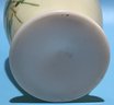 Vintage Hand-Painted Bristal Milk Glass Vase With Highly Detailed Floral Design, 5' Diam. X 9.25'H