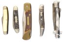 Vintage Lot 5 Assorted Pocket Knives