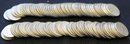 Two Rolls Of Silver US Dimes - Mostly Roosevelt With Some Mercury - Average Circulated - (100 Pieces)