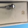 Antique Sterling Silver Hat Pin In Original Box