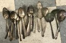 4 Lbs Vintage Silver Plated Flatware, Various Patterns And Pieces