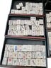 Stuning Antique Chinese Ivory Mahjong Set In Rosewood Case 8' X 5.5'x 5'H