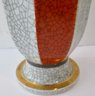 Vintage Mid Century Royal Copenhagen Crackle Ware Vase, 8.5'H