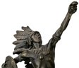 Franklin Mint Bronze 'War Cry' Singed Jim Ponter 11'
