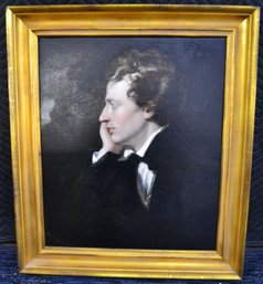 Original 19thC Oil On Canvas John Greenleaf Whittier By Famous Portrait Artist Harrison Lorenzo Plummer