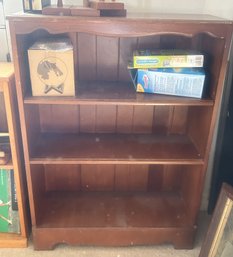 Vintage 3-Shelf Bookcase Bookcase, 28' X 10.25' X 37.25'H
