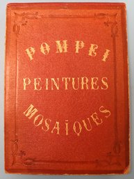Book:  'pompei-peintures-et-mosaiques'  A Book Of Photogravures Of Mosaics Discovered In Pompei