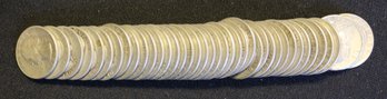 Roll Of 40 Silver 1940-P Washington Quarters -  Circulated