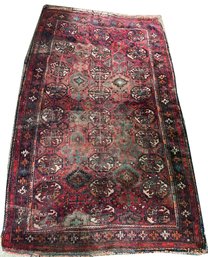 Antique Hand Woven Oriental Carpet Or Rug, 47' X 77'L
