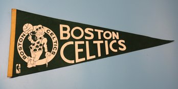 Vintage Boston Celtics NBA Felt Pennant