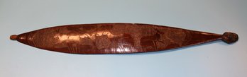 Australian Aboriginal Carved Wood Woomera Or Spear Thrower