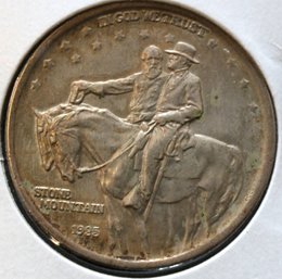 US Silver Commemorative Coin - 1925 Stone Mountain