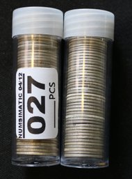 Two Rolls Of Silver Dimes - Mix Of Roosevelt And Mercury - Circulated