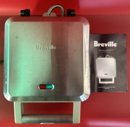 Unused Breville Personal Pie Cooking Machine With Dough Cutter & Press, 10.5' X 14.5' X 4.5'H