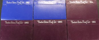 Group Of Six Proof Sets - Two Each For The Years: 1983-1984-1985