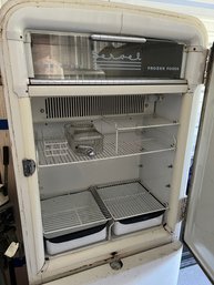 Vintage SERVEL Propane Gas Refrigerator, Perfect For The Island Life 34'W X 26.5'D X 64'H
